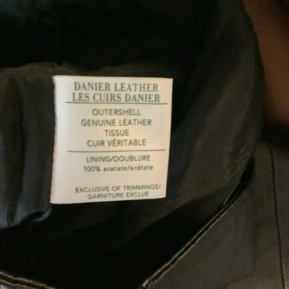 DANIER STRAIGHT BLACK LEATHER MOTO PANTS 4 - Picture 8 of 9